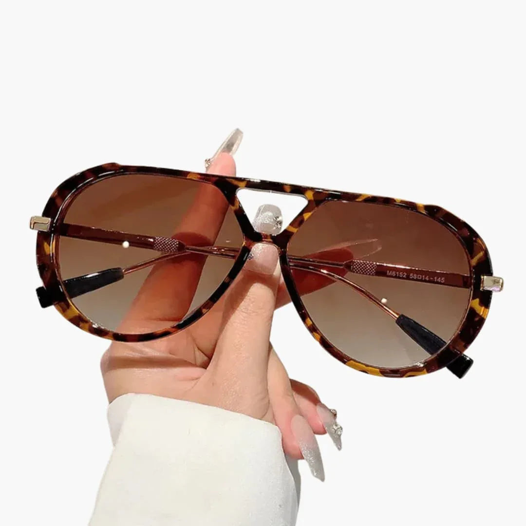 Women's Sunglasses with UV400 Protection and Two-Tone Frame