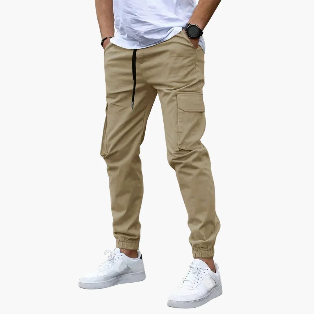 Relaxed Cargo Jogger Pants - For Men with Pockets & Style