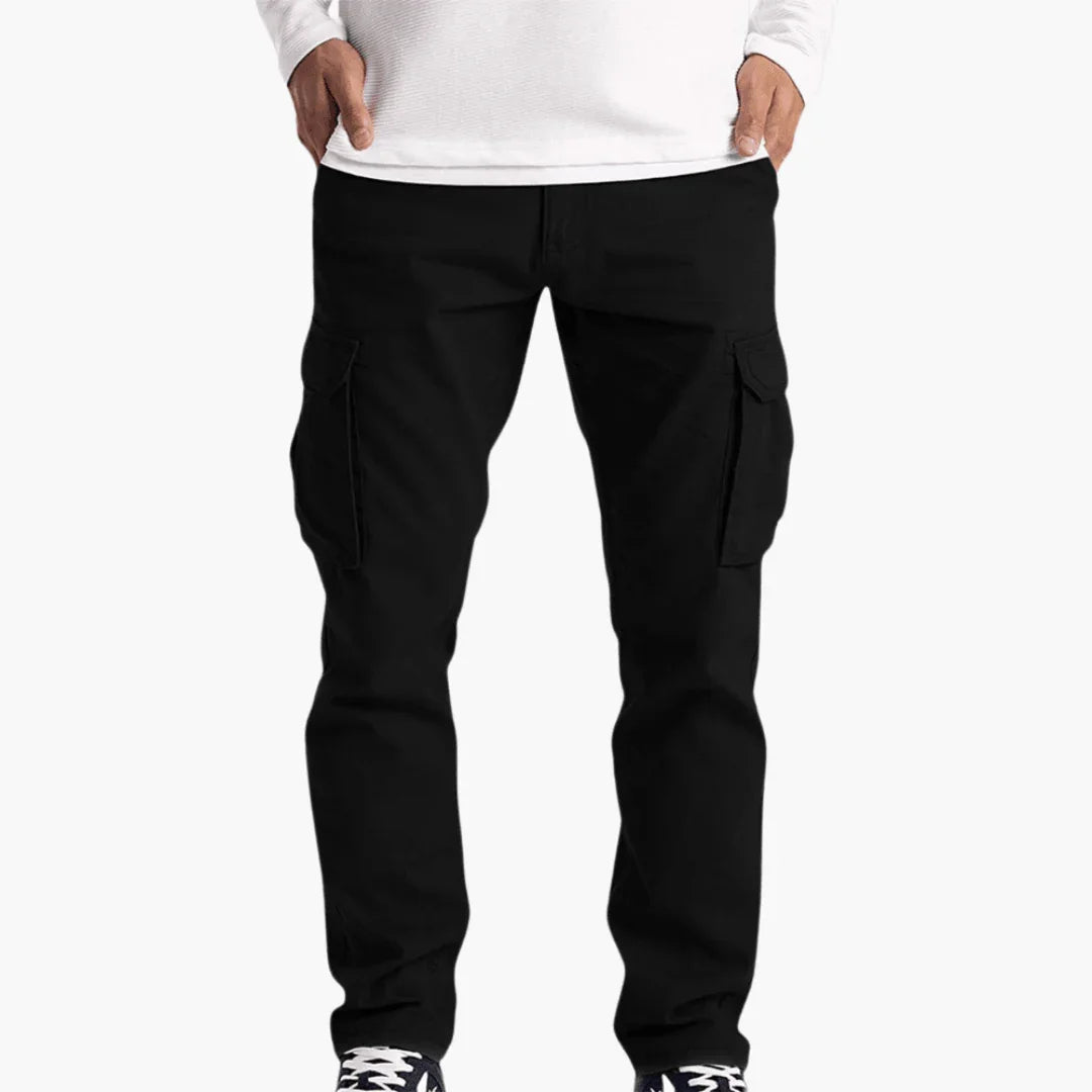 Casual Cargo Pants for Men with Many Pockets