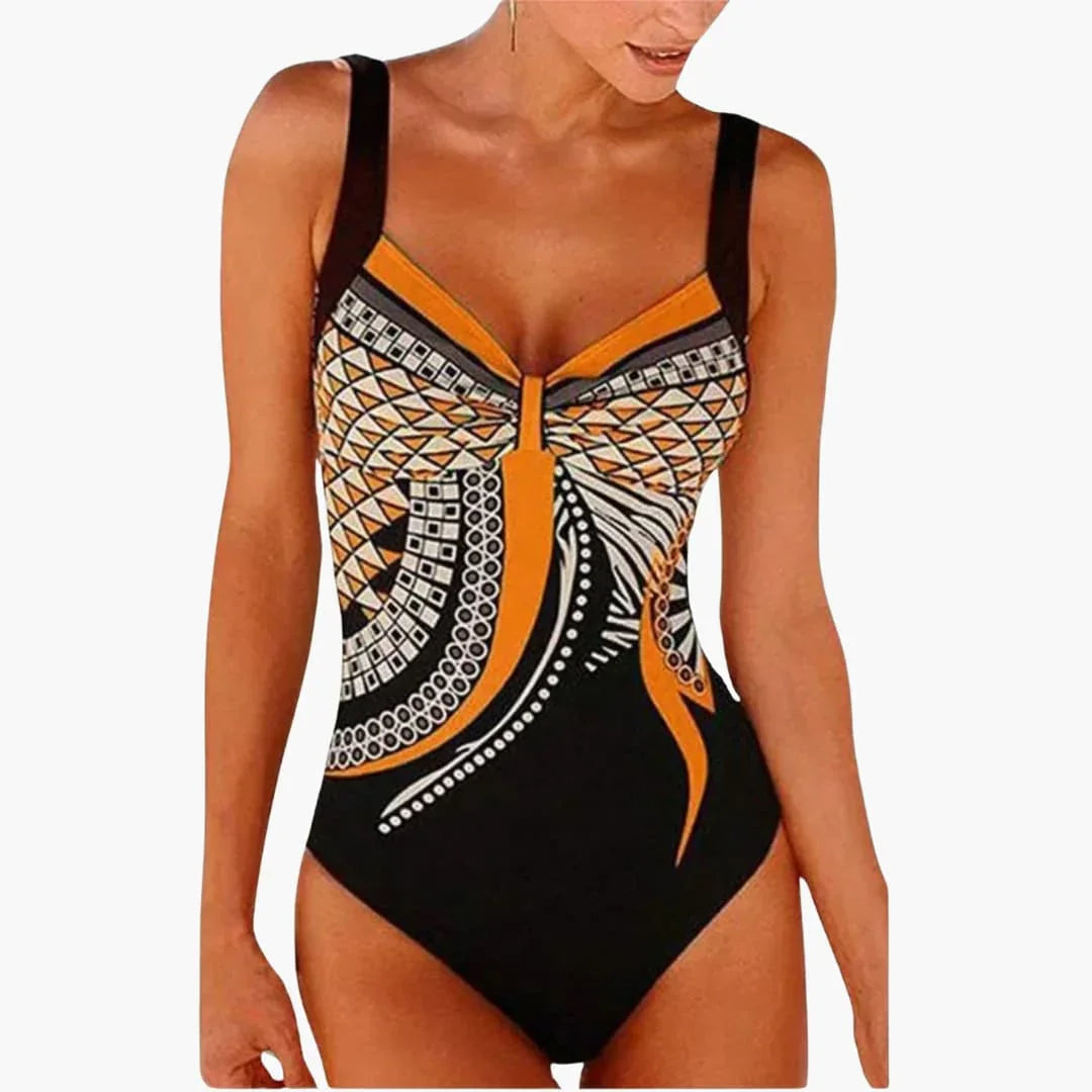 Elegant One-Piece - Women's Swimsuit with Style for Summer