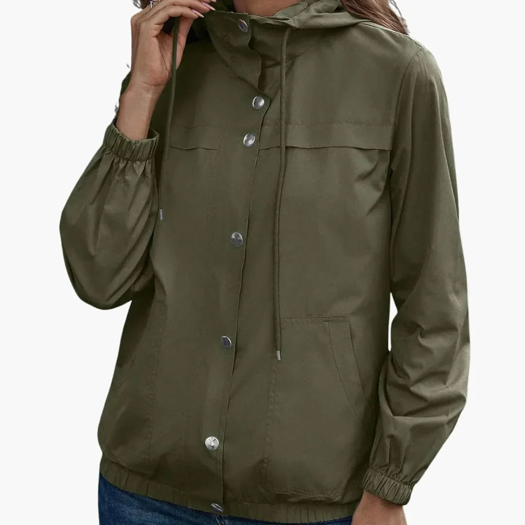 Hooded Trenchcoat with Hood for Women