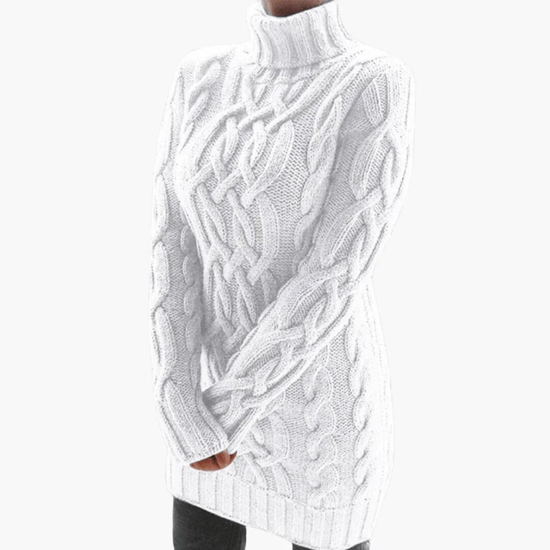 Turtleneck Knit Sweater for Women  Elegant, Soft Top