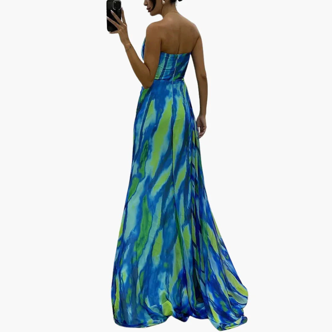 Vibrant Maxi Dress for Women - Colorful Design