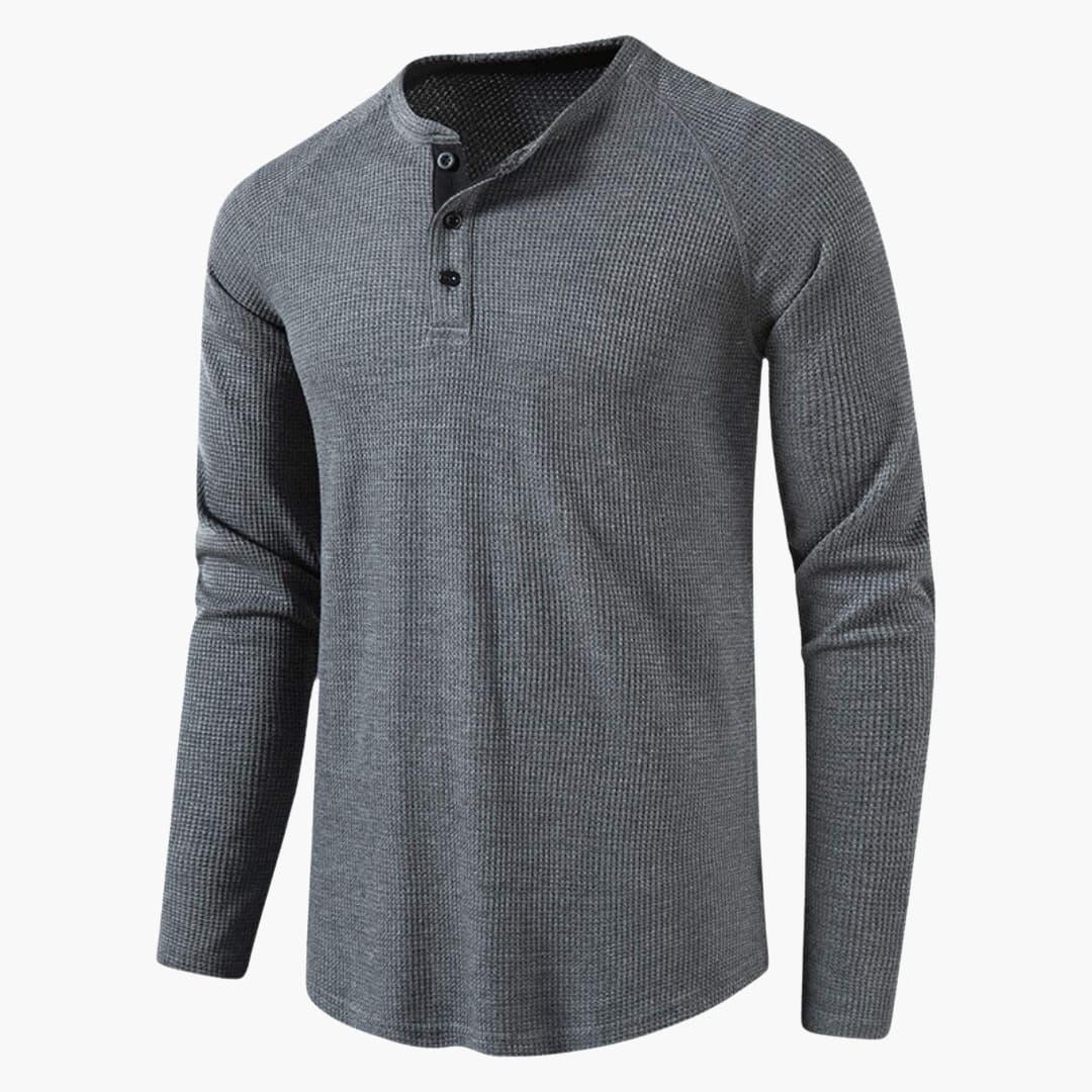 Stylish Henley Neck T-Shirt for Men