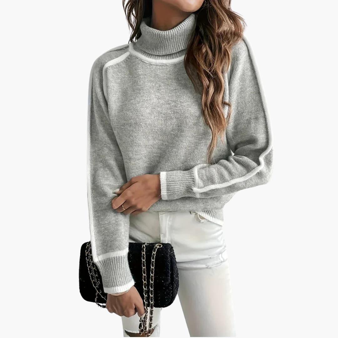 Oversized Turtleneck Sweater for Women  Cozy & Stylish