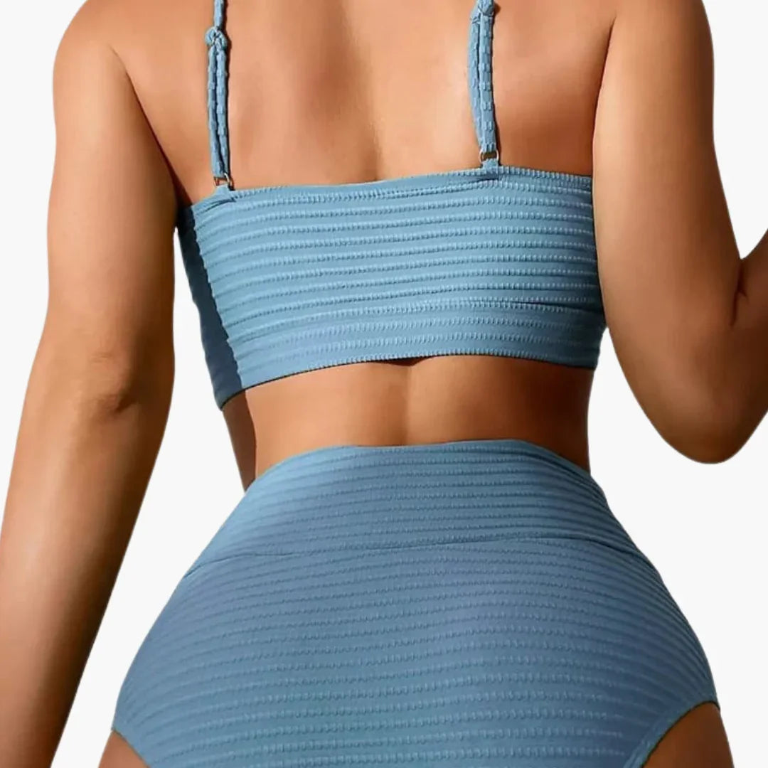 Bikini Set - Women's Two-Piece with High Waist & Style
