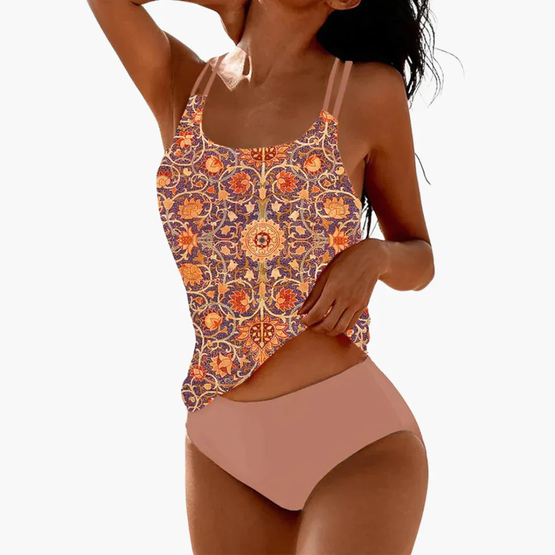 Women's Swimsuit - with Double Adjustable Straps