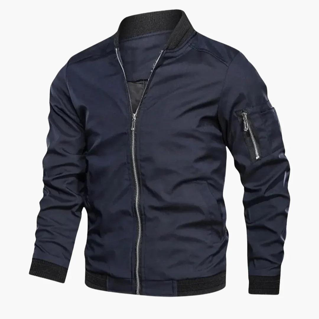 Men's Bomber Jacket - Modern, Lightweight & Comfortable