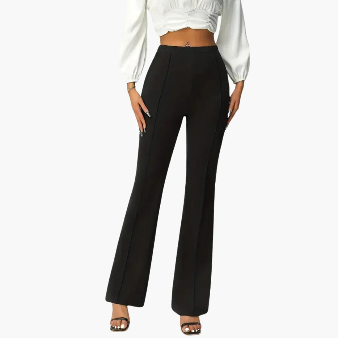 Elegant Flared Pants  for Women with Stretch Fit