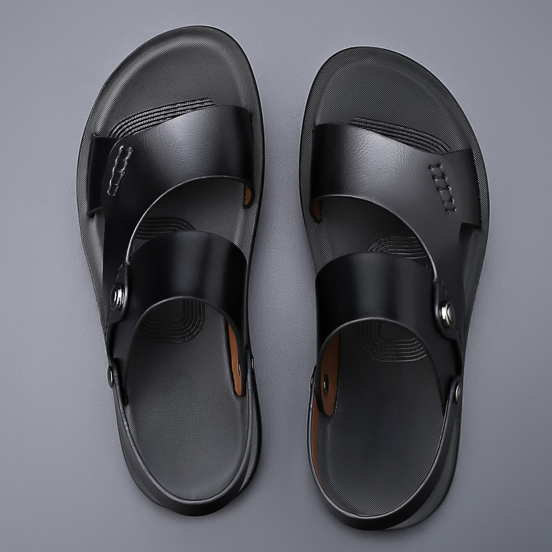 Women's Sandals with Vegan Leather Straps and Cushioned Insole