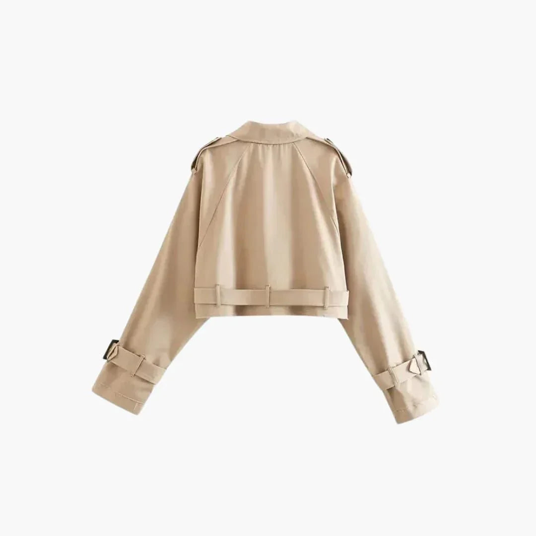 Belt Loop Trench Coat for Women