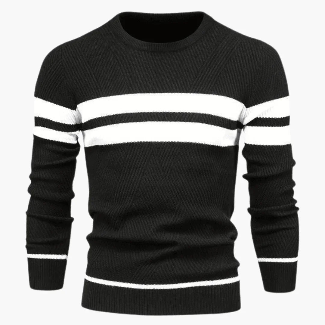Striped Men's Sweater  Warm, Comfortable & Stylish in Winter