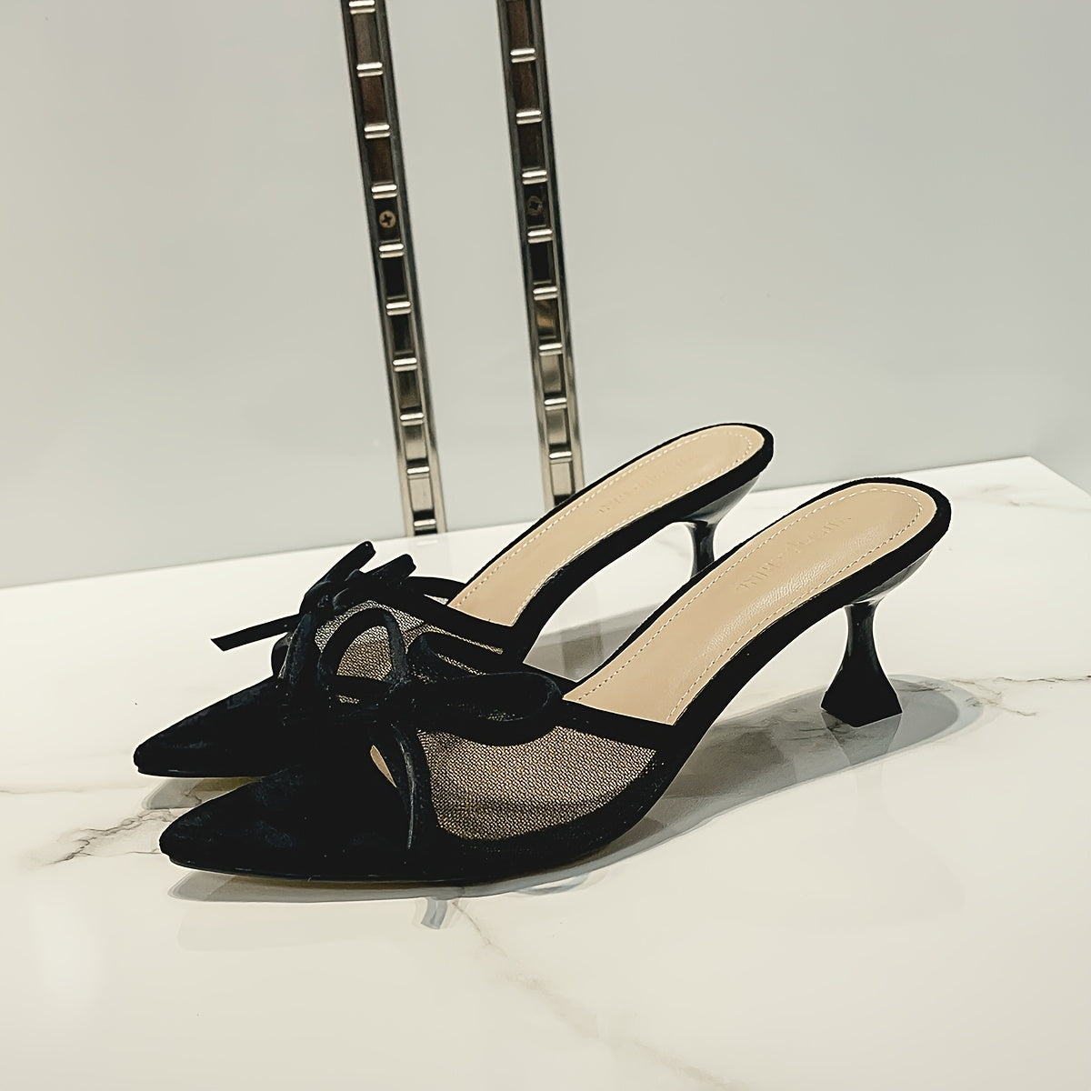 Bavane | Women's Heeled Shoes with Peep Toe and Stiletto Heel