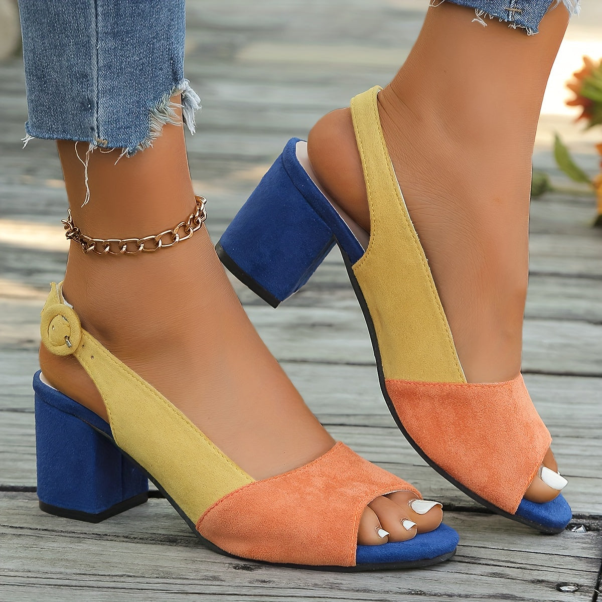 Women's Orthopedic Sandals with Slingback Strap and Cushioned Insole