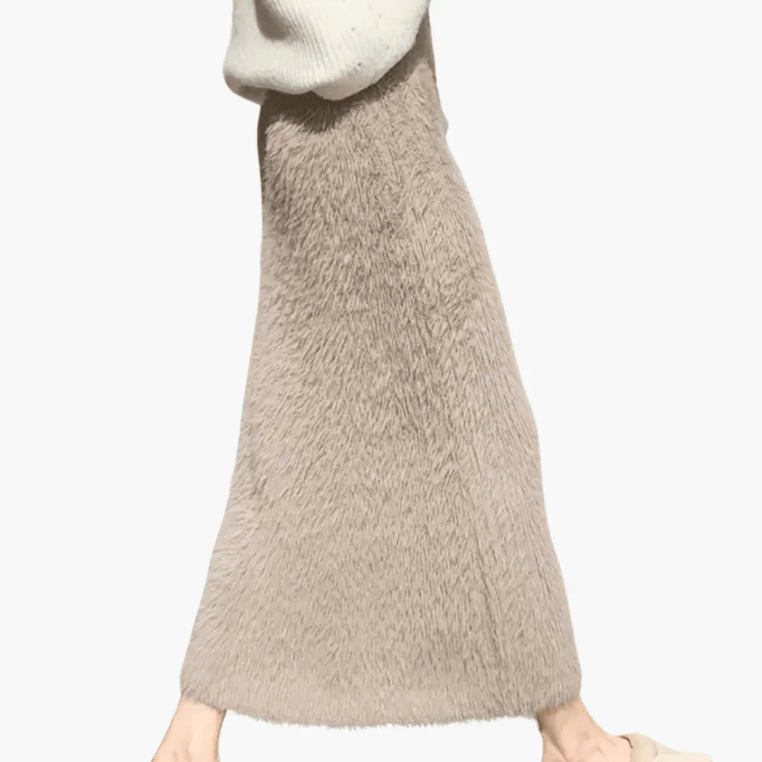 Fluffy Winter Skirt for Women  Soft and Warm