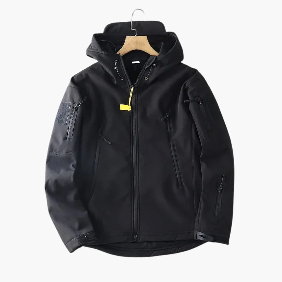 Men's Zip-Up Hoodie with Arm Pockets