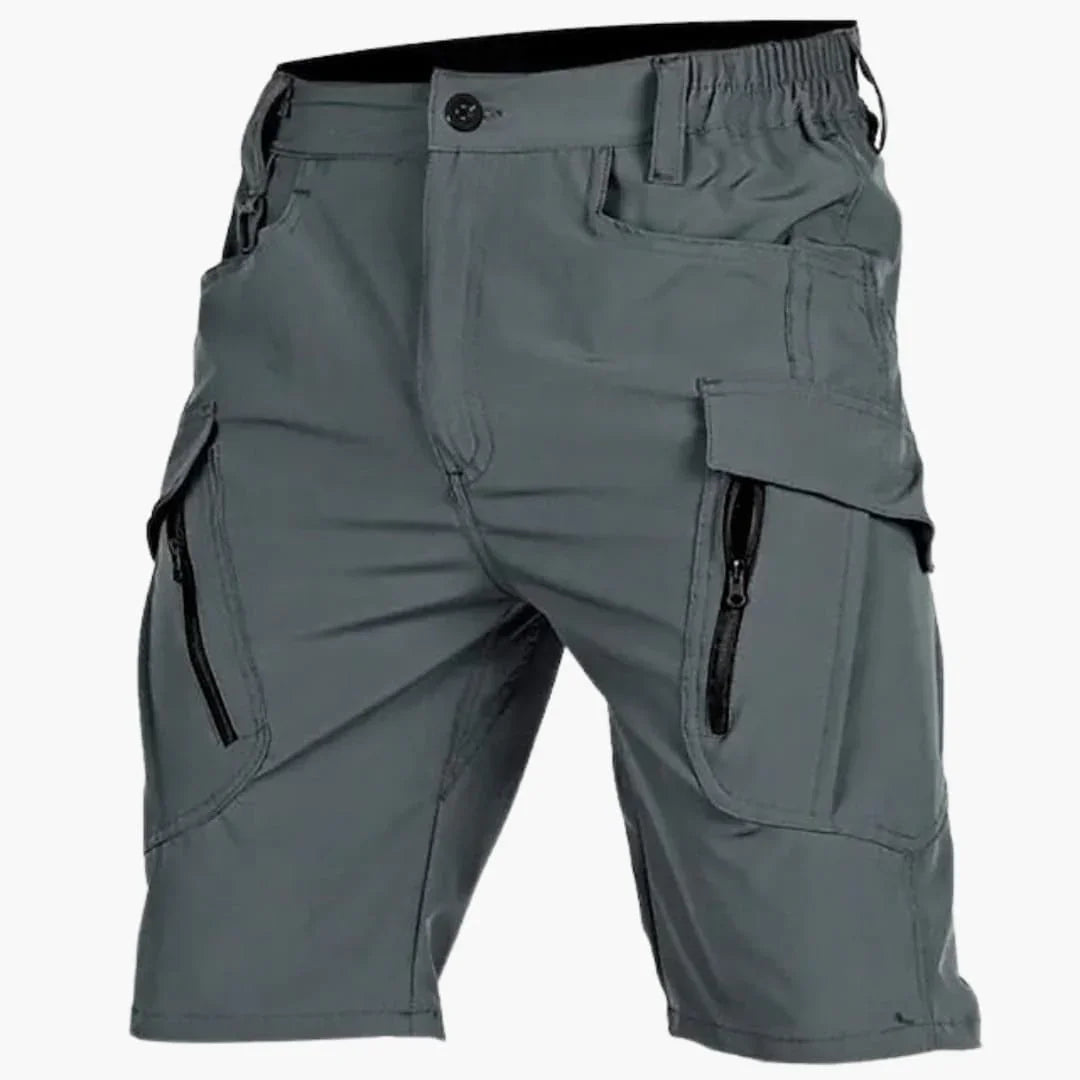 Men's Tactical Summer Shorts with Cargo Pockets and Belt
