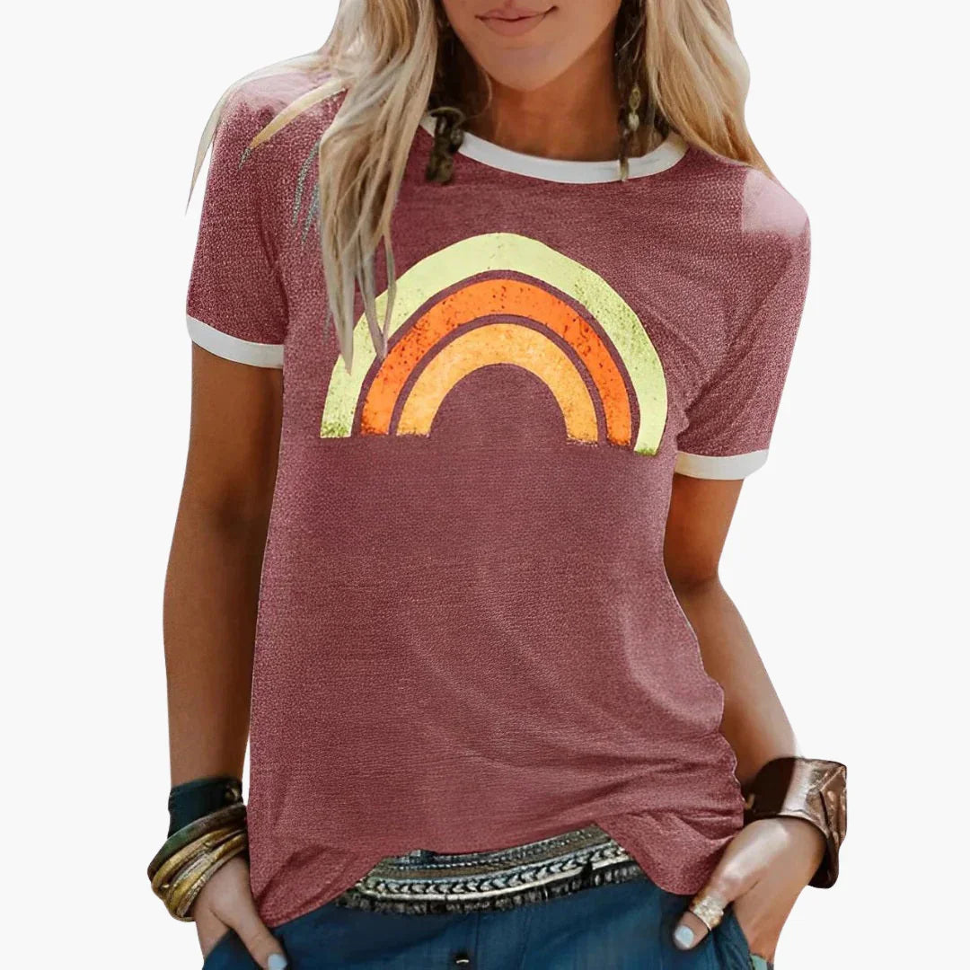 Good Vibes Graphic T-Shirt - for Women in Casual Style