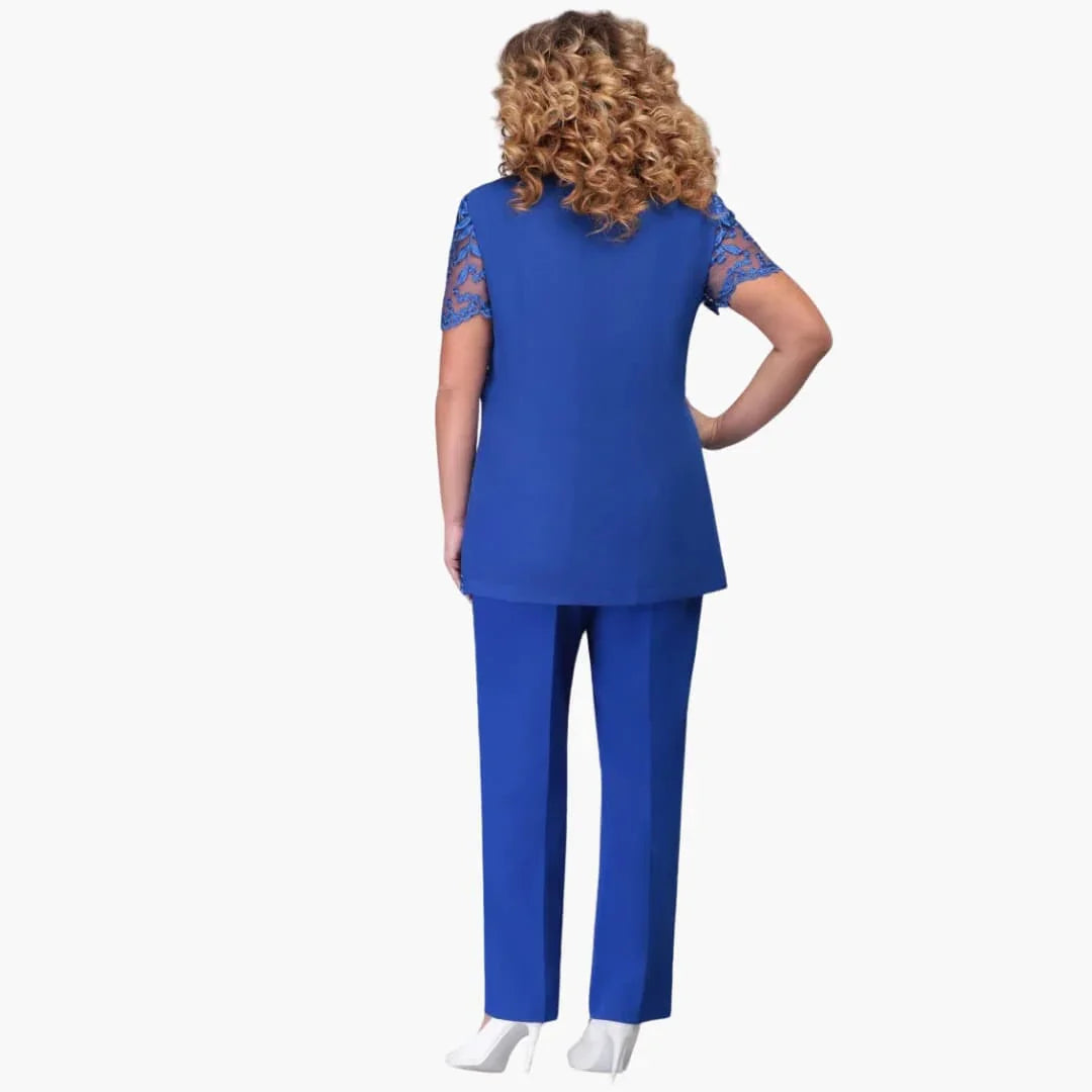 Embroidered 3-Piece Suit for Women