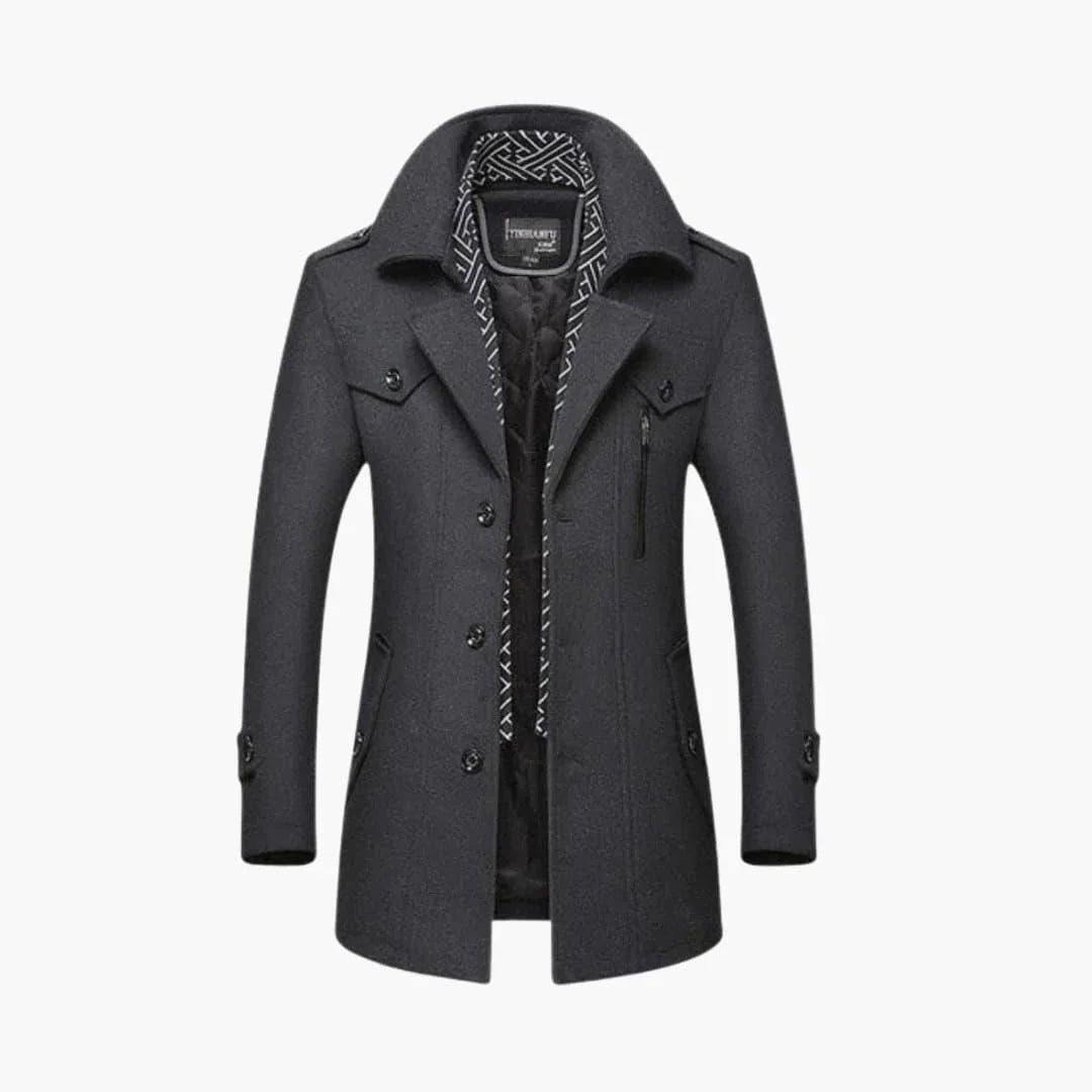 Bavane | Wool Coat for Men  Elegant & Warm for Winter Days
