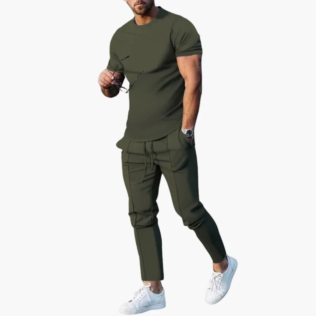 Comfortable 2-Piece Set for Men  Stylish Casual Outfit