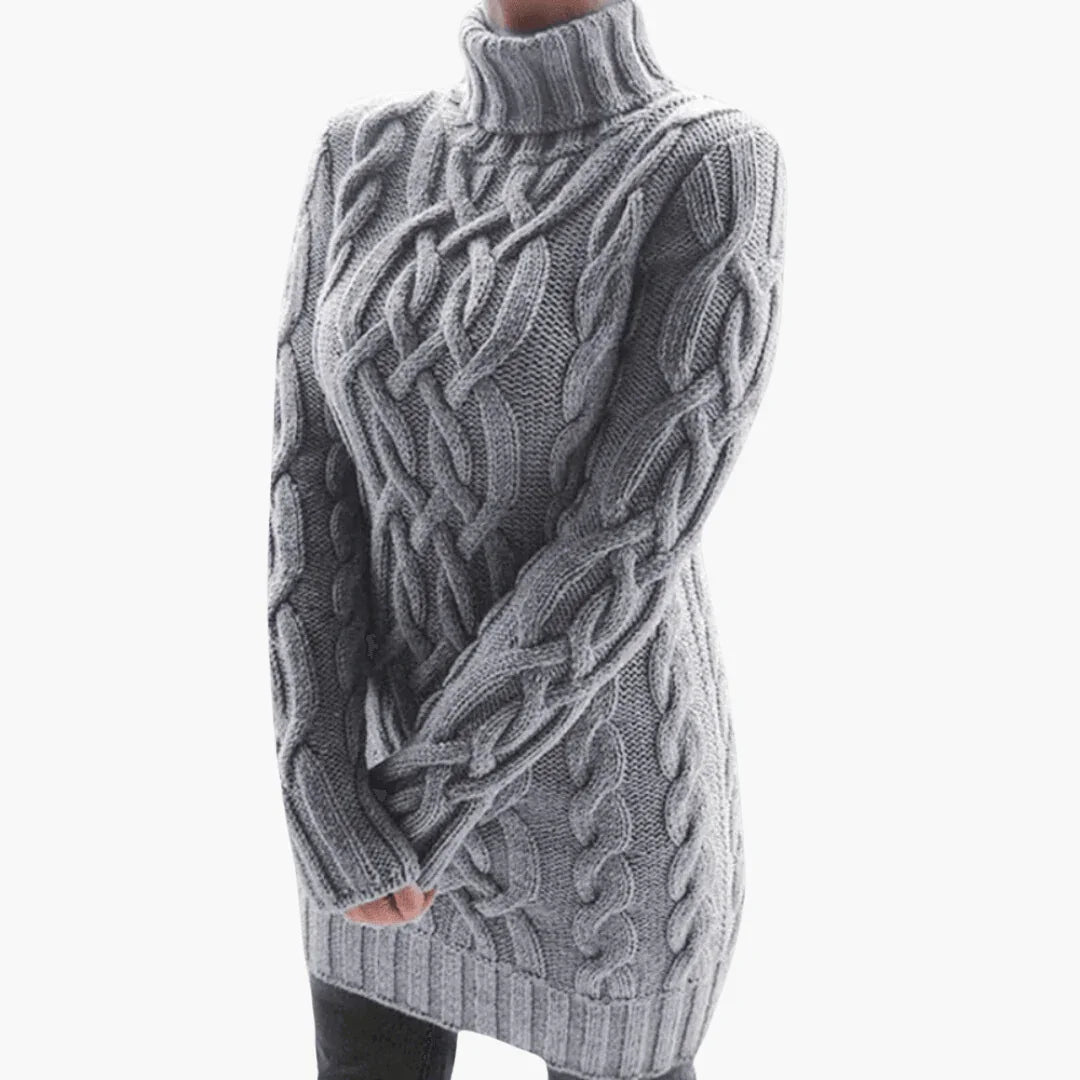 Turtleneck Knit Sweater for Women  Elegant, Soft Top