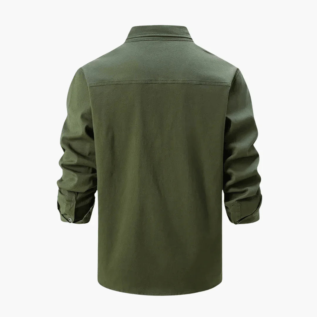 Men's Long Sleeve Shirt  Premium Cotton, Slim Fit, Elegant