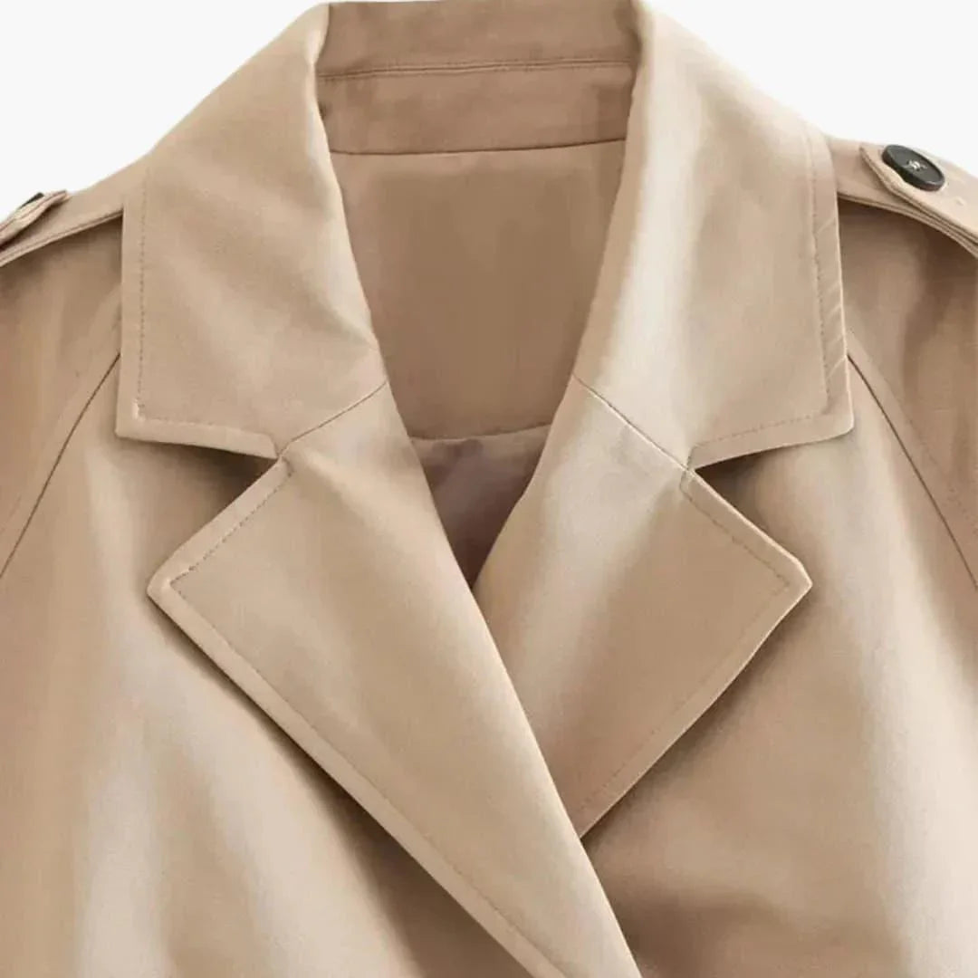 Belt Loop Trench Coat for Women