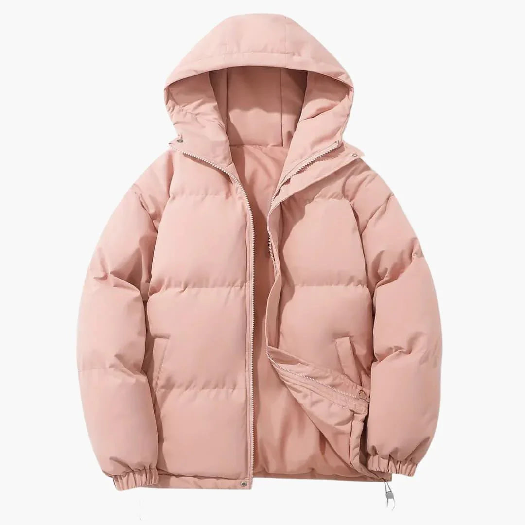Bavane | Women's Hooded Jacket with Zipper and Side Pockets
