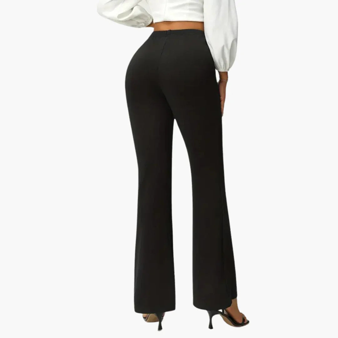 Elegant Flared Pants  for Women with Stretch Fit