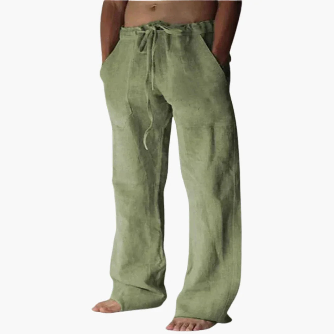 Light Relaxed Fit Pants for Men - Comfortable & Breathable