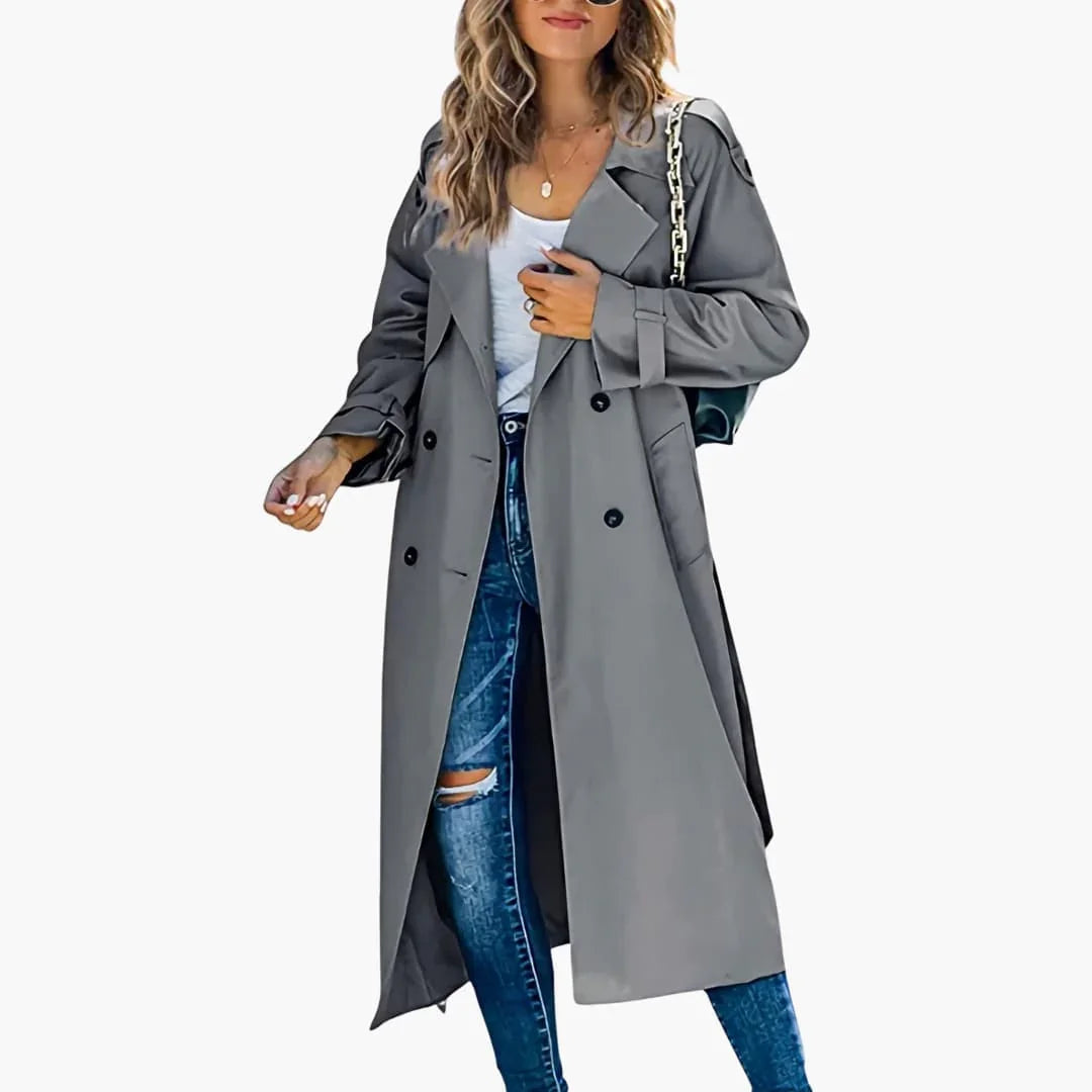 Double-breasted Trench Coat for Women