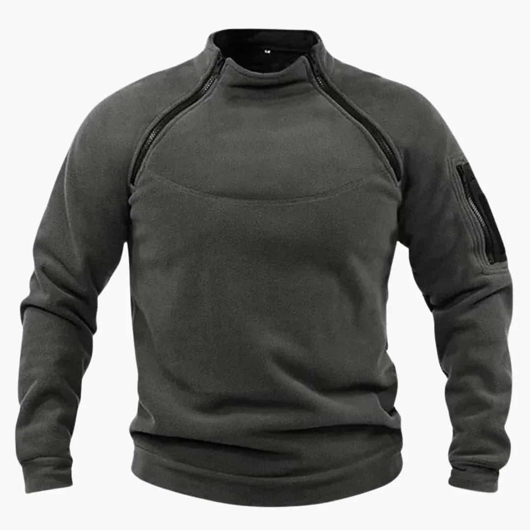 Fleece Pullover for Men  Insulated Zip Sweater