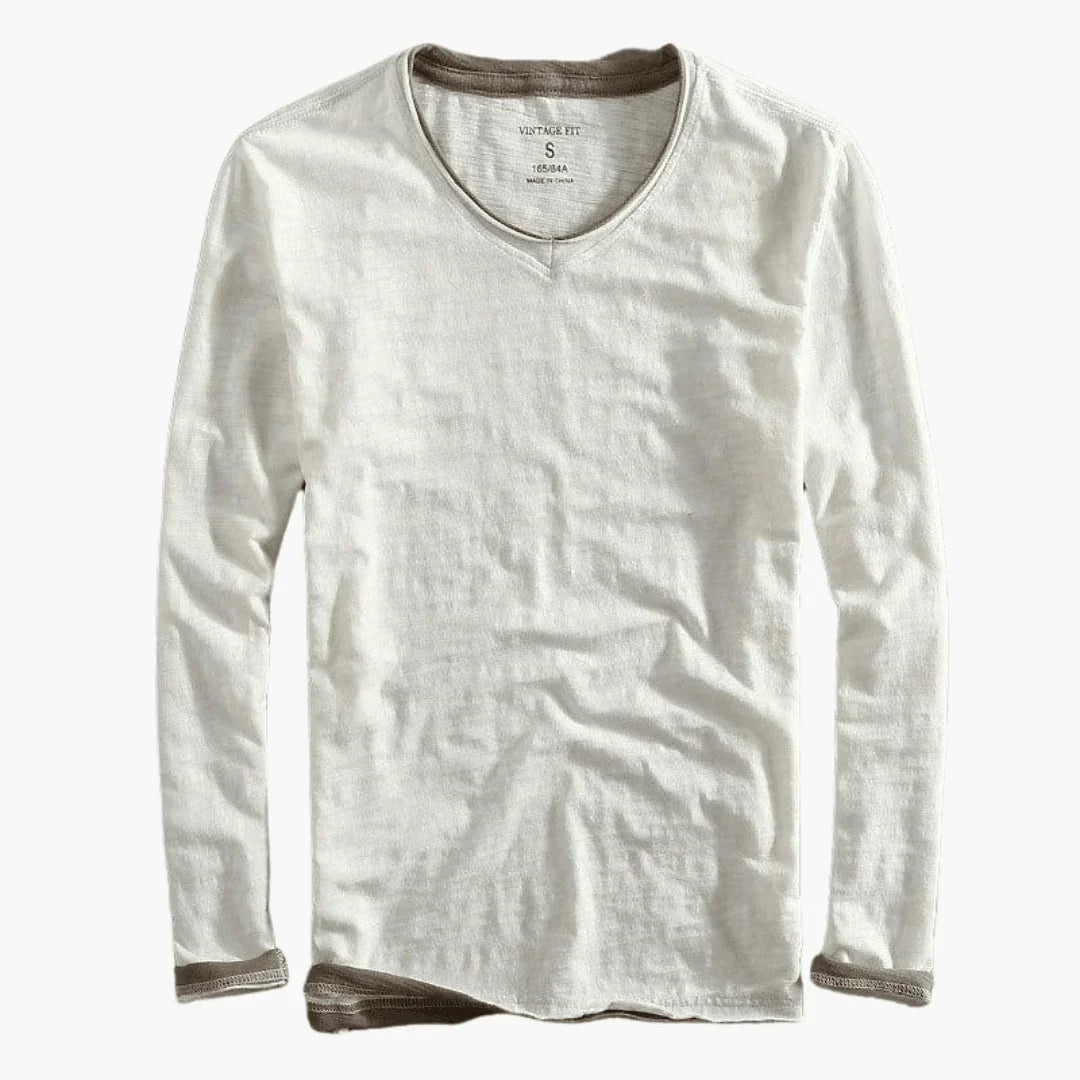 Elegant Men's Tailored Shirt  Custom-Made Business Shirt