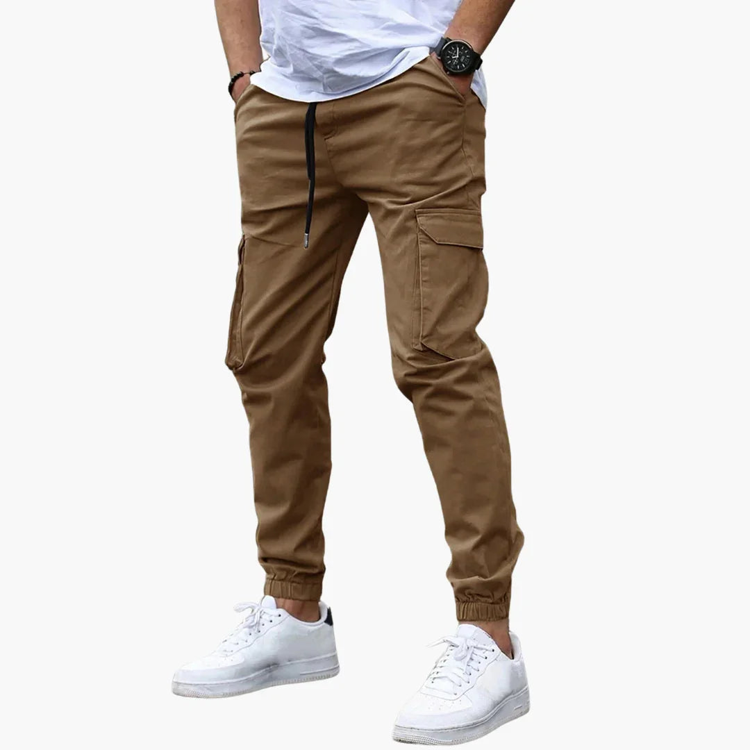 Relaxed Cargo Jogger Pants - For Men with Pockets & Style