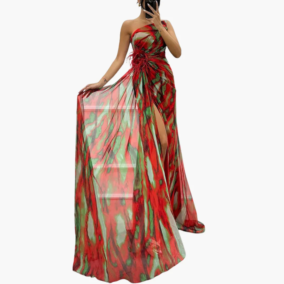 Vibrant Maxi Dress for Women - Colorful Design