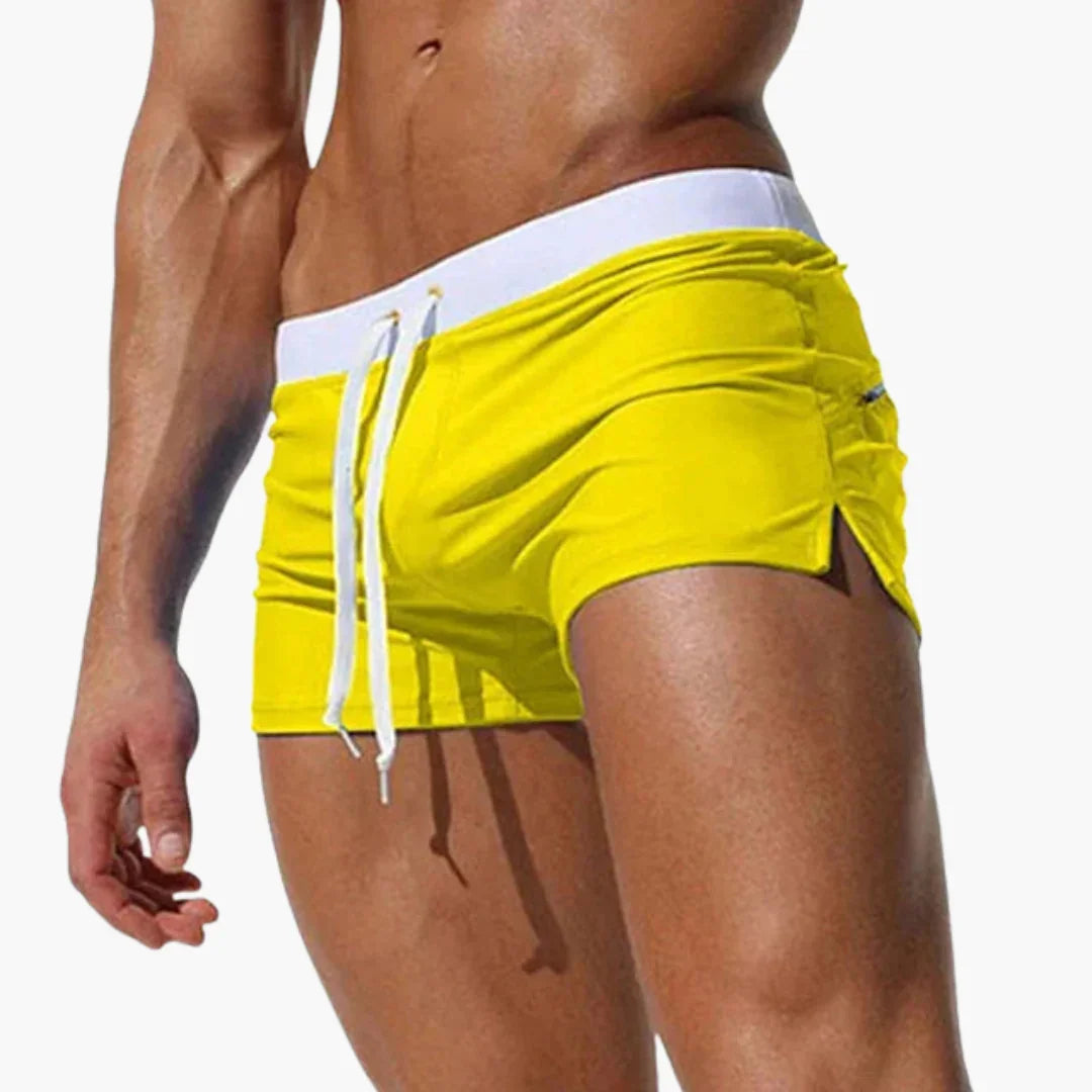 Men's Swim Shorts  Fitted with Drawstring