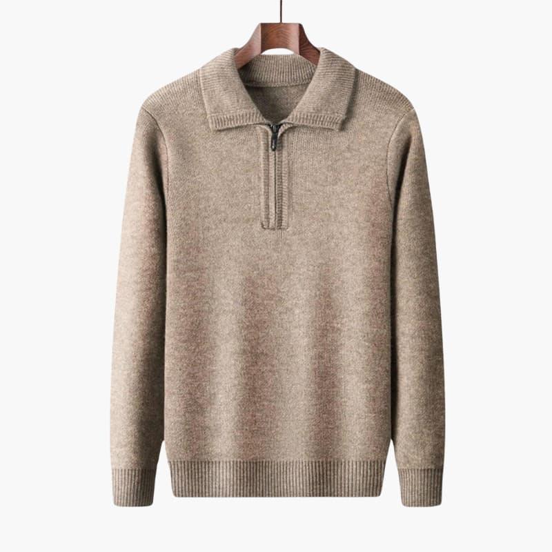 Winter Sweater for Women  Elegant Half-Zip, Cozy & Warm