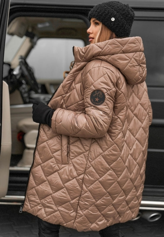 Women's Jacket | Stitched Diamond Panels