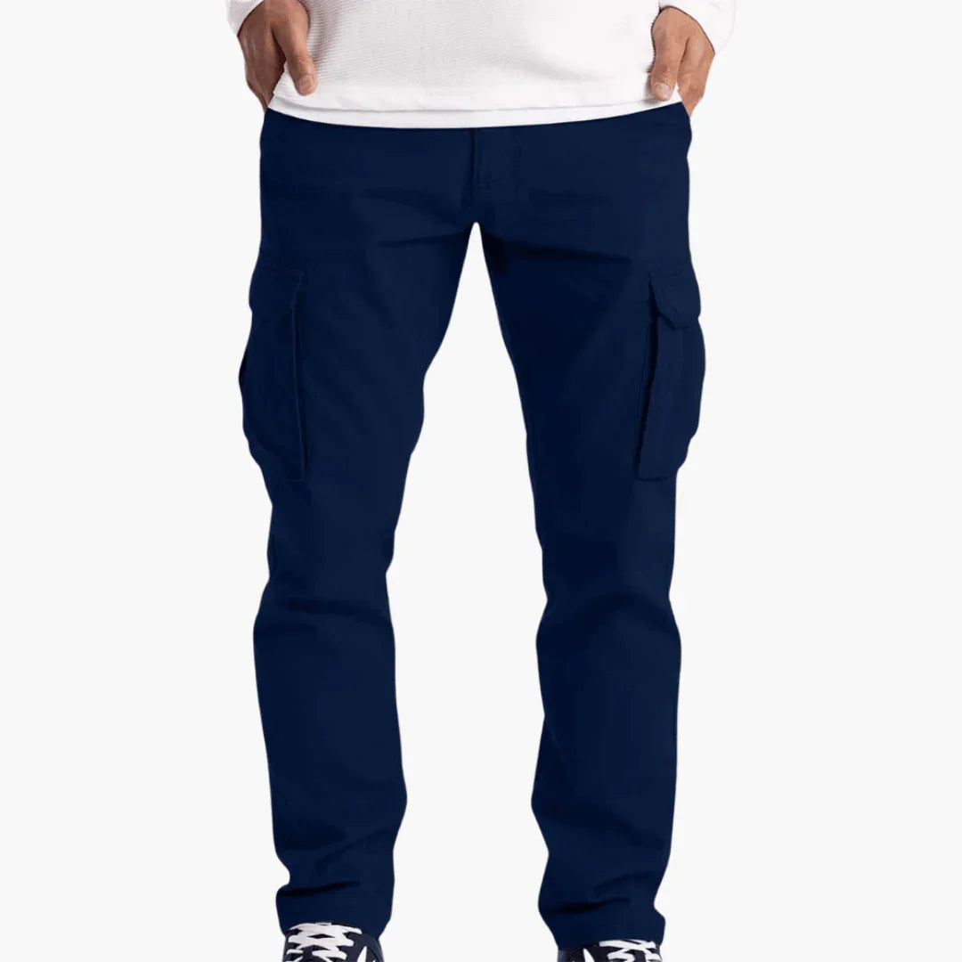 Casual Cargo Pants for Men with Many Pockets
