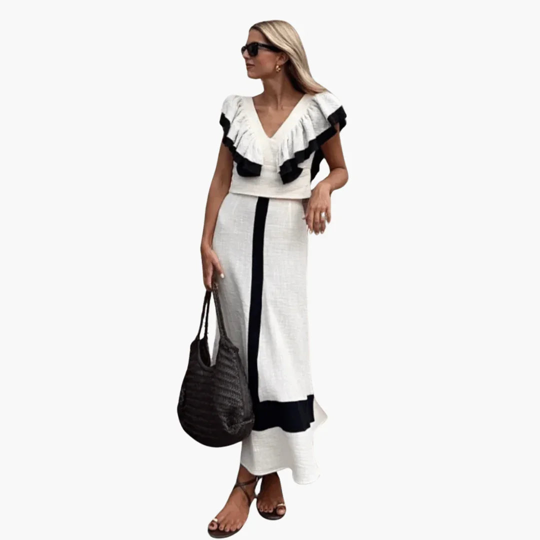 Elegant and Stylish Two-Piece Set for Women