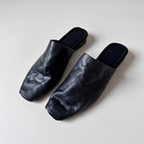 Women's Mule Shoes with Slip-On and Cap Toe