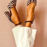 Women's Orthopedic Sandals with Ankle Strap and Mid Heel