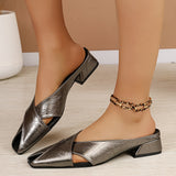 Etta | Women's Mule Shoes with Square Toe and Strap