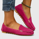 Allegra | Women's Loafers with Slip On and Metal Bar