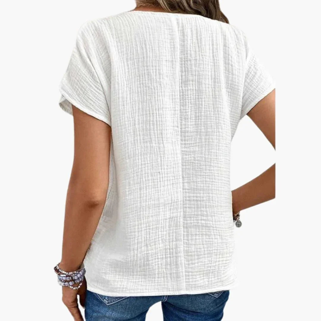 Button-up Blouse for Women  Summer Casual Fit