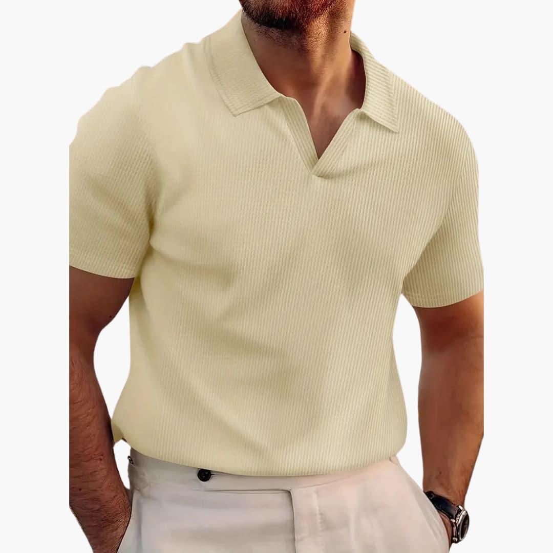 Bavane | Stylish Waffle Polo Shirt for Men - Comfortable Fit