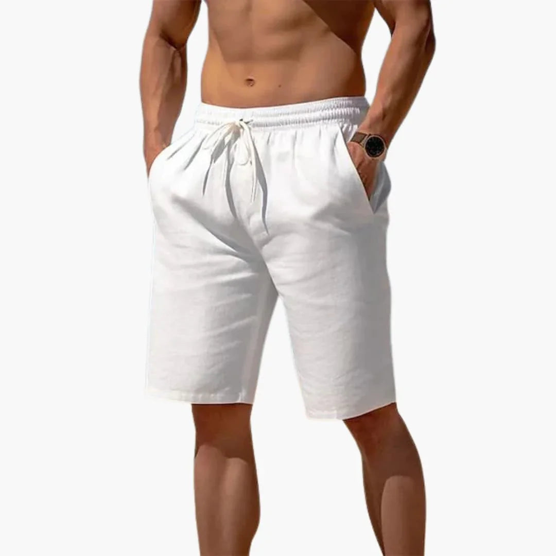 Bavane | Men's Linen Shorts with Drawstring for Summer