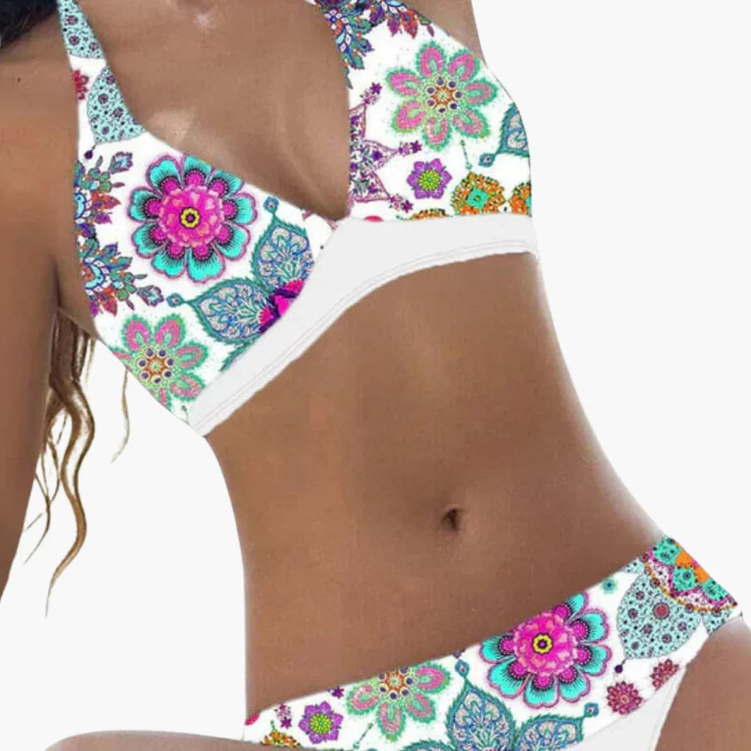 Backless Women's Bikini - Halter Design for Summer Vacation