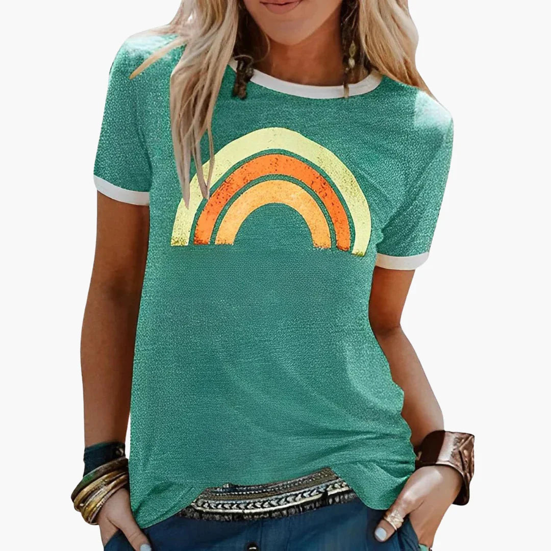 Good Vibes Graphic T-Shirt - for Women in Casual Style